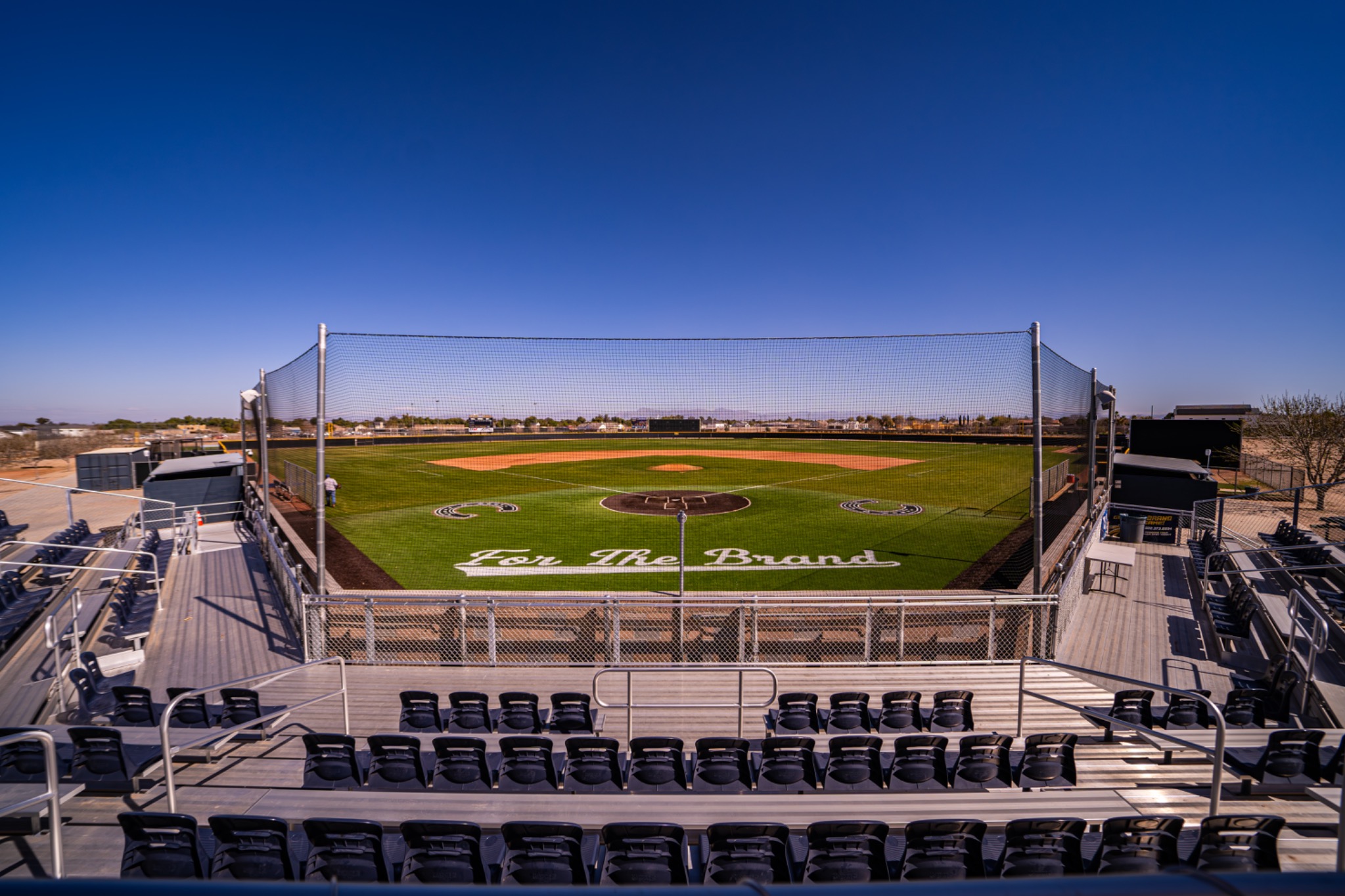 Wide view of Colt Field from the stands