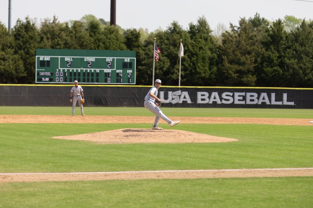 Casteel pitcher delivers at the USA Baseball National Training Complex