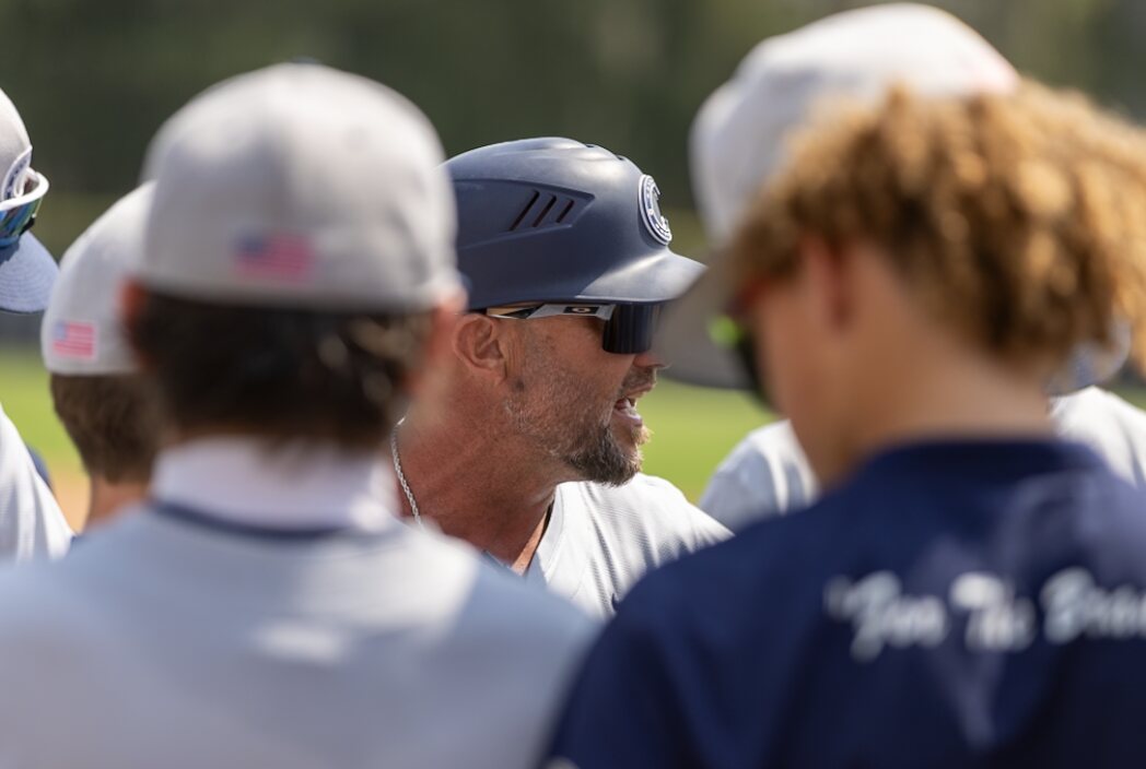 Casteel coach speaks to the team